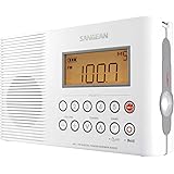 Sangean H201 AM/FM/Weather, Digital tuned Waterproof/Shower Radio