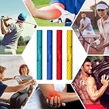 FitBeast Hand Exerciser Bars 4 Piece Set Yellow Green Blue Red 6-25 Lbs view 6