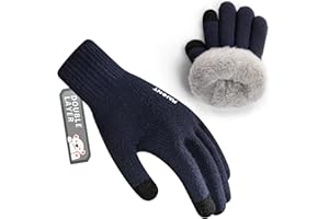 RAHHINT Kids Winter Gloves for Boys Girls Children Toddler Thermal Wool Knit Gloves with Insulated Fleece Lining Keep Hand Warm Gift