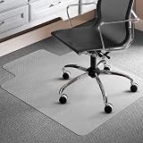 Trintion Office Chair Mat for Carpet 90x120cm Non-Slip PVC Floor Mat