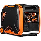 WEN DF452iX Super Quiet 4500-Watt Remote Electric Start Dual Fuel RV-Ready Portable Inverter Generator with Fuel Shut-Off and