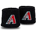 Franklin Sports MLB Team Licensed Baseball Wristbands - MLB Team Logo Sweat Wristbands - Great for Costumes + Uniforms - Pair