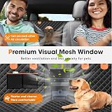 JOEJOY Dog Car Seat Cover Hammock Back Seat with Mesh Window Side Protection view 2