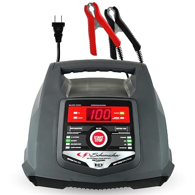 Schumacher Electric 6A Car Battery Charger and 100A Engine Starter, 5-in-1 Solution, Maintainer, 30A Boost, for 6V/12V Power Sport, Automotive, and Marine Batteries, SC1281