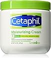 Cetaphil Moisturizing Cream for Dry/Sensitive Skin, Fragrance Free 16 oz
