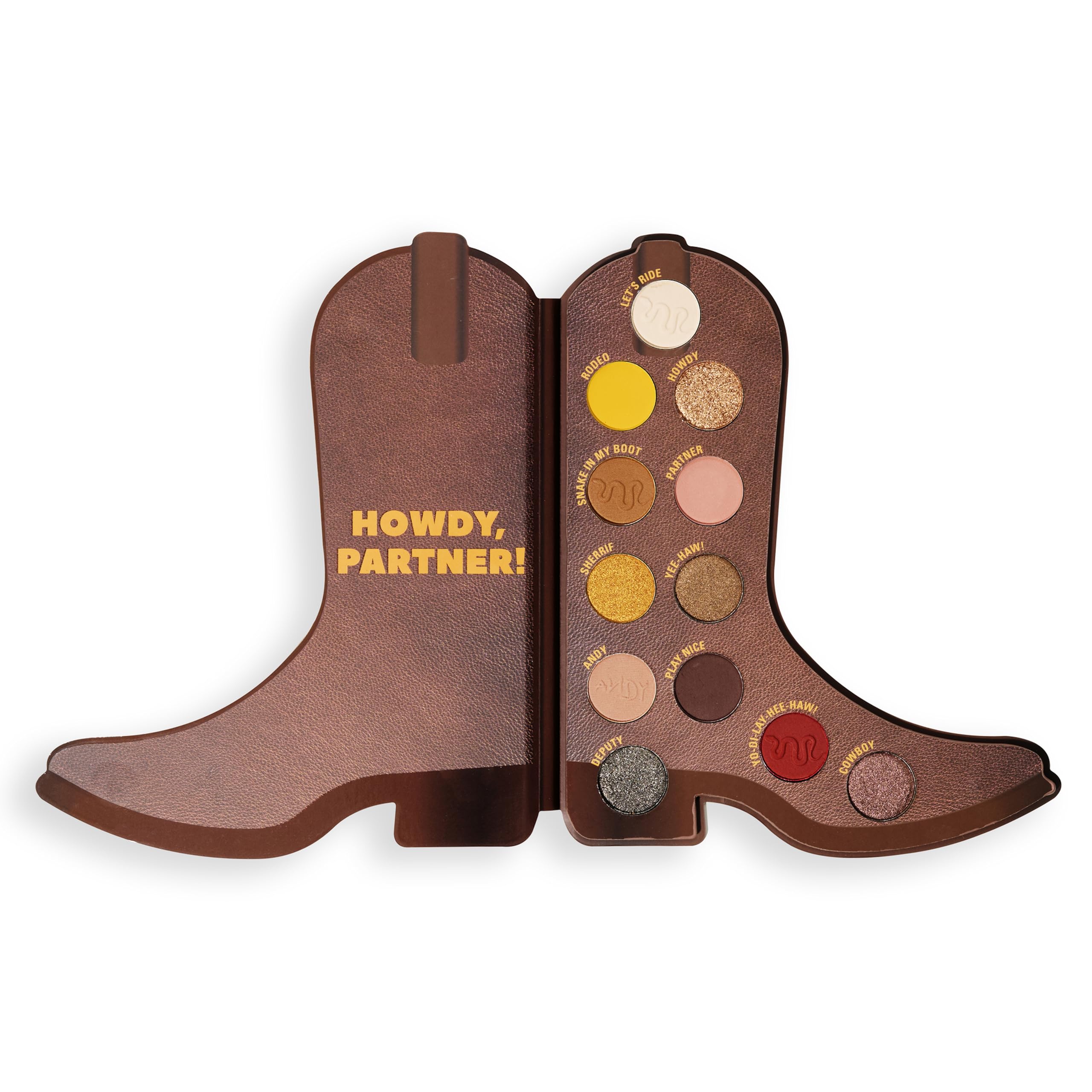 Revolution, Disney's Toy Story x Revolution Woody Boot Palette, Eight-Pan Eyeshadow Palette, Vegan & Cruelty-Free