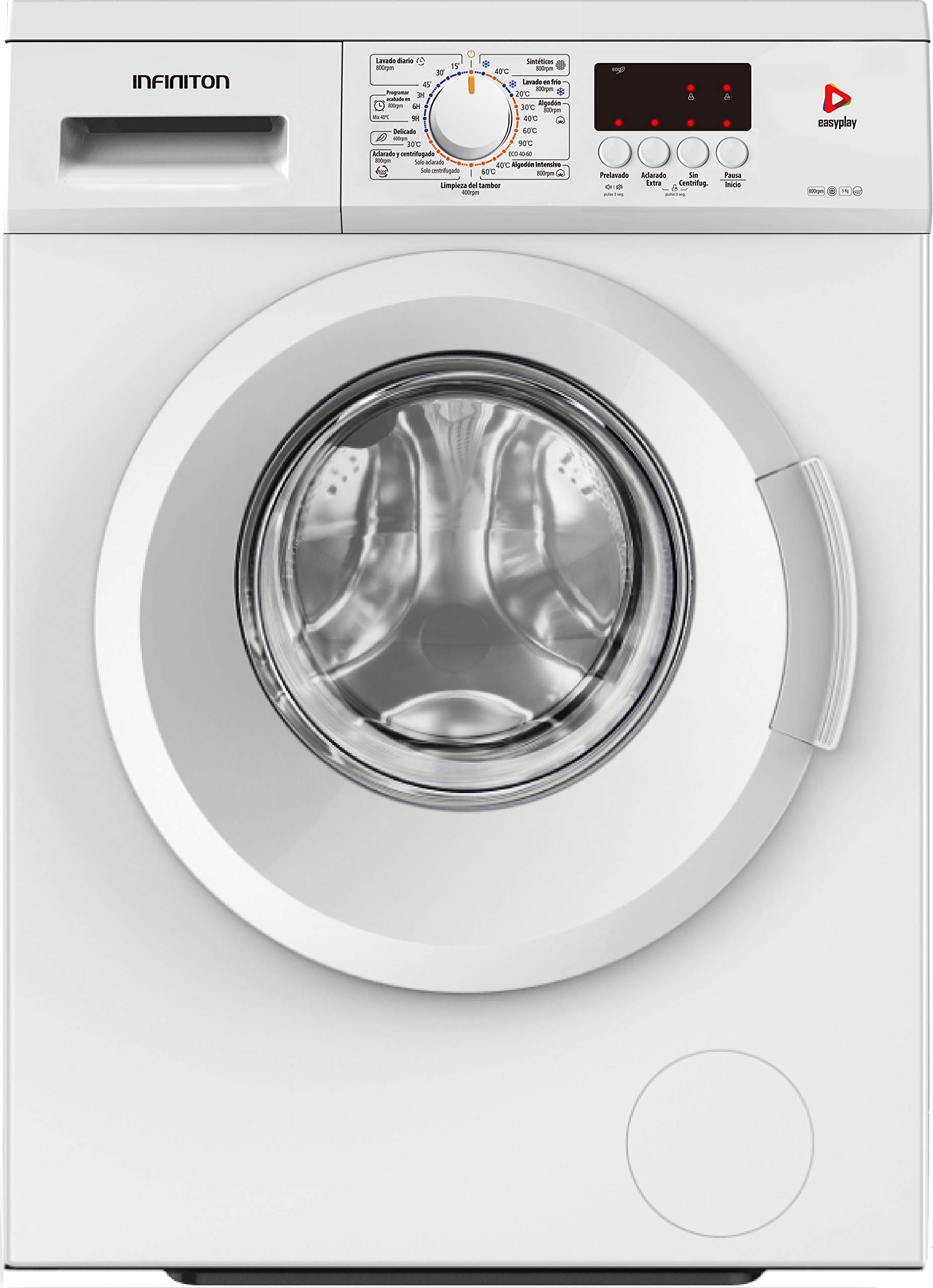LAVADORA-INFINITON-WM-502-CARGA-FRONTAL-5-kg-AF-800-rpm-23-PROGRAMAS-EASYPLAY-INDEPENDIENTE