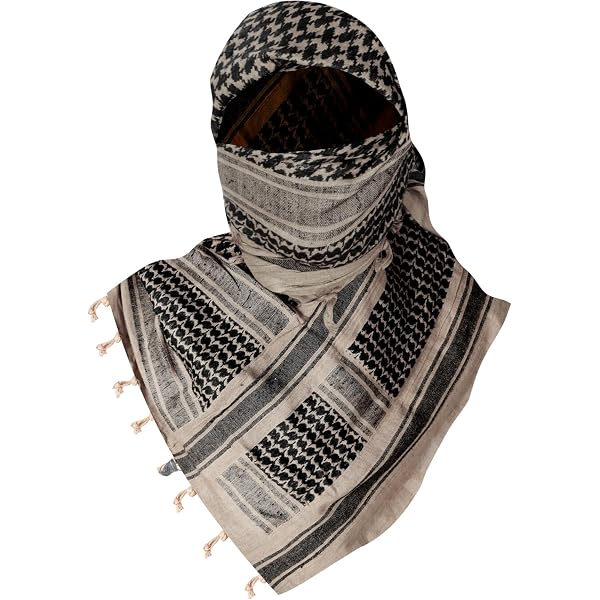 Luxns Military Shemagh Tactical Desert Scarf / 100% Cotton