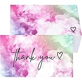 RXBC2011 Thank you cards cloud design for business packaging appreciation notes pack of 100