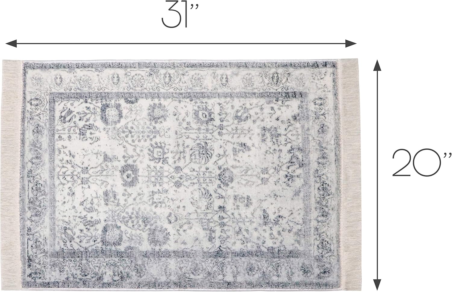 96NORTH Farmhouse Bathroom Rug, Farmhouse Kitchen Rugs and Mats, Farmhouse Rugs for Entryway // Farmhouse Bathroom Rugs, Farmhouse Kitchen Mat, Farmhouse Bath Mat, Farmhouse Rugs for Kitchen, Bath Mat: Kitchen & Dining