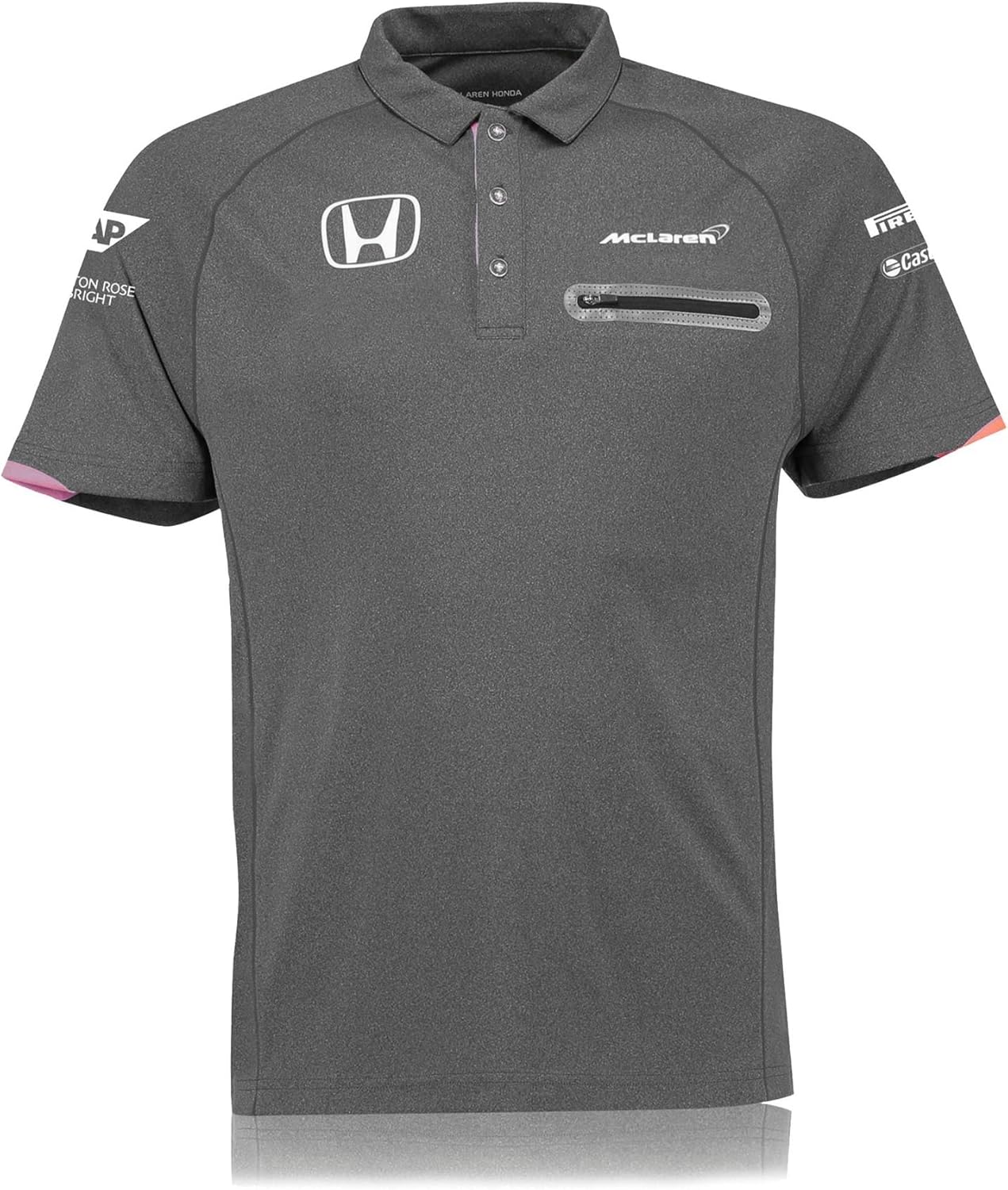 McLaren Honda Official 2017 Team Polo Shirt Tee Top Collared S Grey Amazon.co.uk Clothing