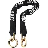 OKG Ultra Security Chain - 4ft x 1/2in (12mm) Thick Hardened Alloy Steel Cut Proof Chain - Anti-Theft Heavy Duty Chain for Motorcycles, E-Cargo Bikes, Trailers, Gate Fences, and Garage Security