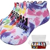 BIOAUM Womens Cotton Ankle Anti-blister Thick Cushioned Wicking Odor Resist Athletic Running Socks 5-6 Pairs