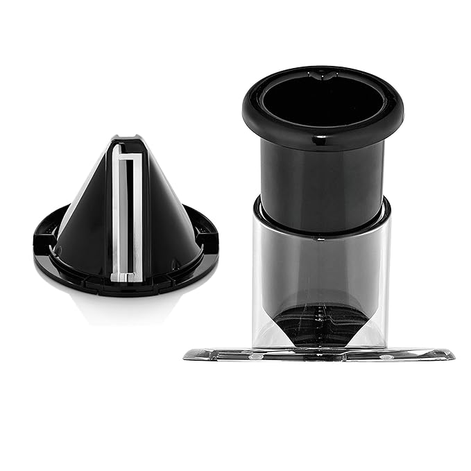 WMF Kult X Spiralschneider Zubehör Set 2-teilig, 1 Schneideeinsatz für Pappardelle, 1 zum Scheiben schneiden und Raspeln