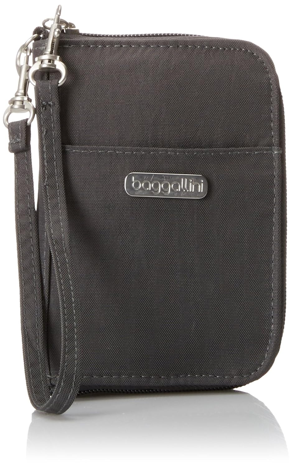 Baggallini Essential Wallet Credit Card Case, Grey (Charcoal