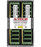 A-Tech 64GB Kit (2x32GB) DDR4 2400MHz PC4-19200 ECC LRDIMM 4Rx4