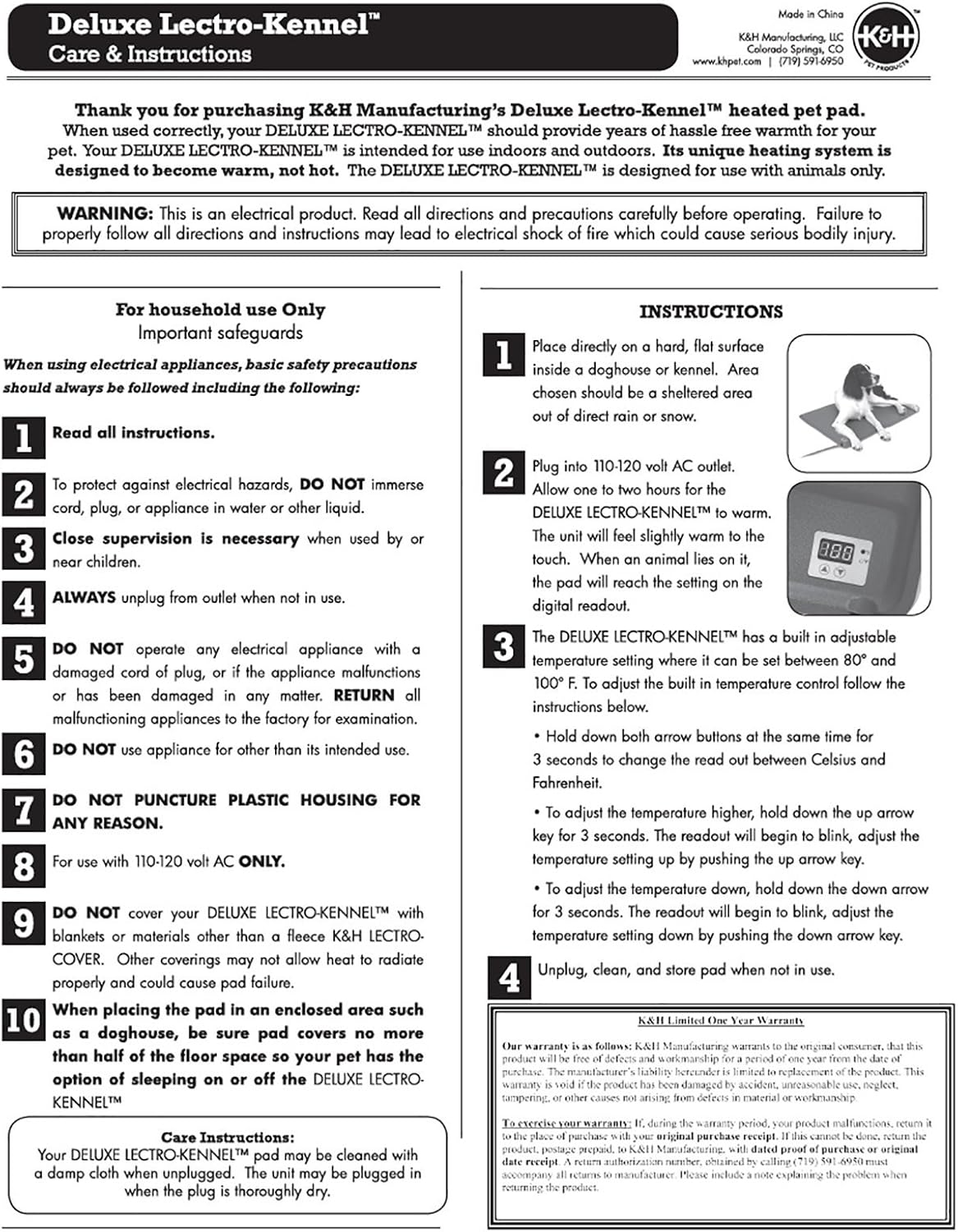 deluxe lectro kennel heated pad
