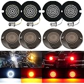 ANONEMOTO Brightness 1157 1156 LED Turn Signals 3 1/4 Inch Compatible for Harley Electra Glide Road King Softail Tour Glide Ultra Limited Turn Signal Led Lights Brake Lights 1986-2024