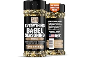 OH MY SPICE Everything Bagel Seasoning Blend - Gluten Free & Low Sodium Avocado Toast Seasoning. Vegetable Seasonings with Spices & Toasted Sesame Seeds. Egg, Meat & Salmon Keto Seasonings. Salad Toppings. 5.2oz