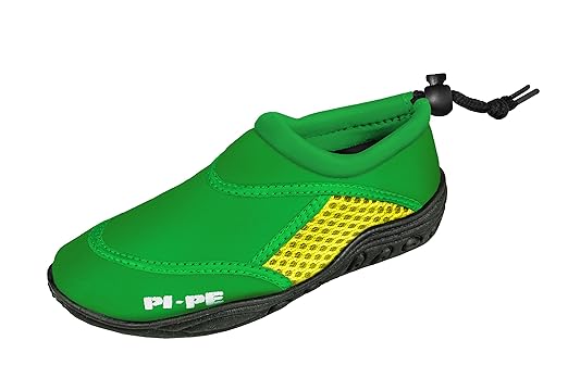 PI-PE Badeschuhe für Damen und Herren - Ideal als Schwimmschuhe Oder Strandschuhe - Premium Aqua Schuhe mit Praktischen Netzb