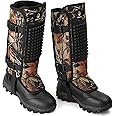 Kalkal Snake Gaiters, 1200D Waterproof Snake Chaps Snake Gaiters for Men Women, Adjustable Snake Bite Protection Snake Guards for Legs Men, Snake Proof Gaiters for Hiking Hunting