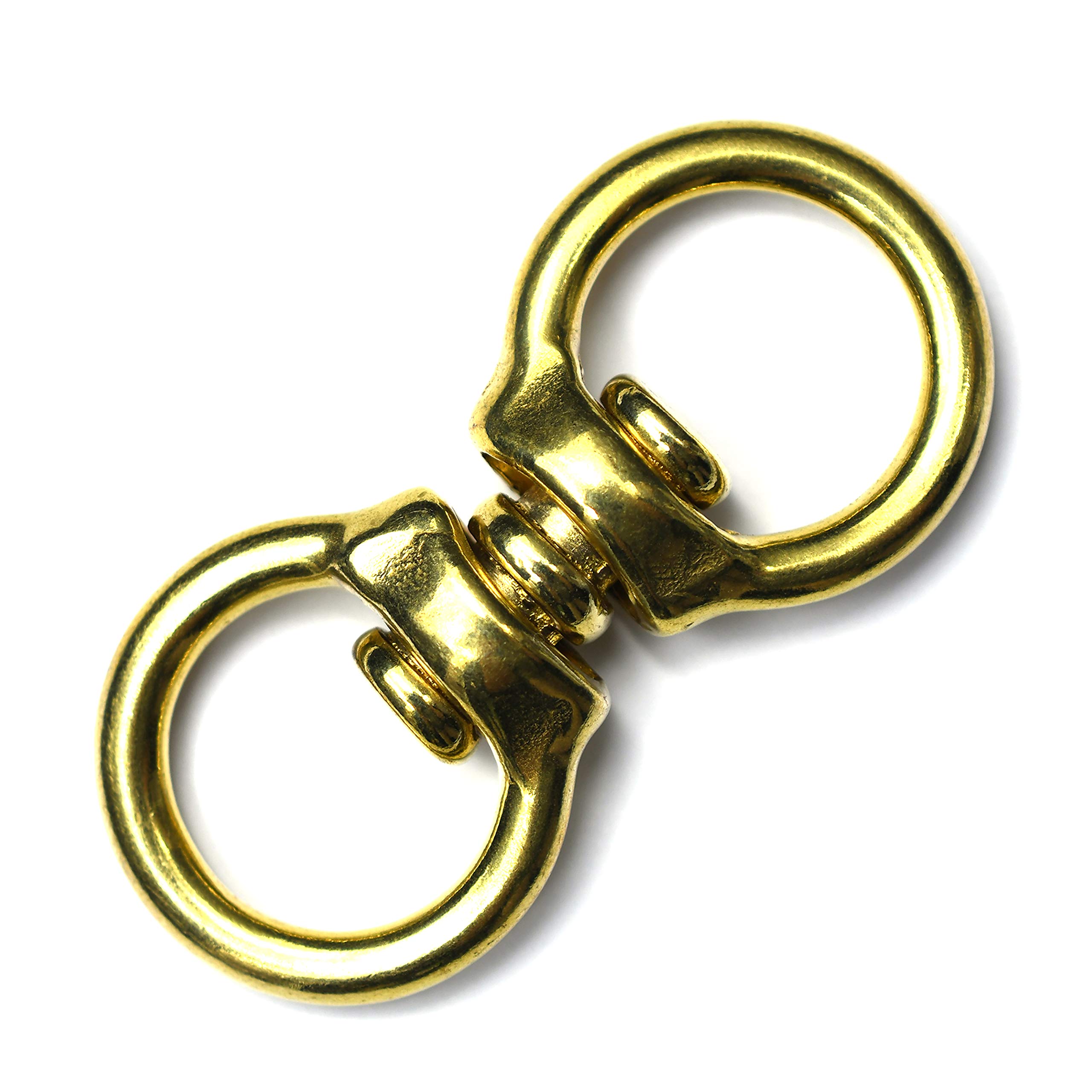 SILMEN Quality Solid Brass/Stainless Steel Swivels for Pets, Falconry, DIY, etc (G)