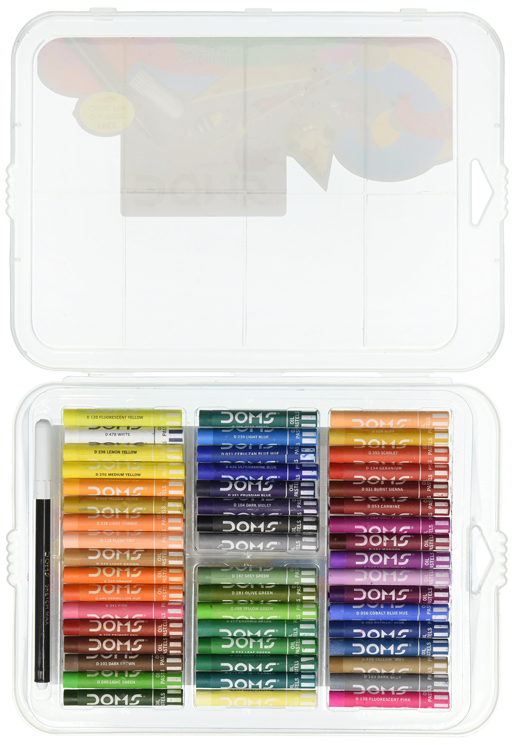 DOMS Oil Pastels 50 Shades, NonToxic EN 713 Standard Certified Buy