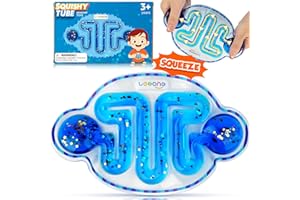 LESONG Fidget Autism Sensory Toys for Kids: Squishy Toys Sensory Tube Filled Goo, Glitter, Calming ADHD Tools for Autistic Toddlers Children Special Needs, Classroom Prizes, Goodie Bags Stocking Stuffers