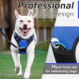 Eagloo Large Dog Harness No Pull Front Back Clips Reflective Breathable view 3