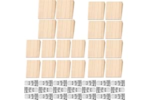 Otoolling 40 Pack Axe Hammer Handle Wedge Kit, 20 Wooden and 20 Corrugated Steel Wedges for Hatchet Repair