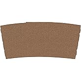 Boardwalk Cup Sleeves, Fits 10 oz to 20 oz Hot Cups, Kraft, 1,200/Carton