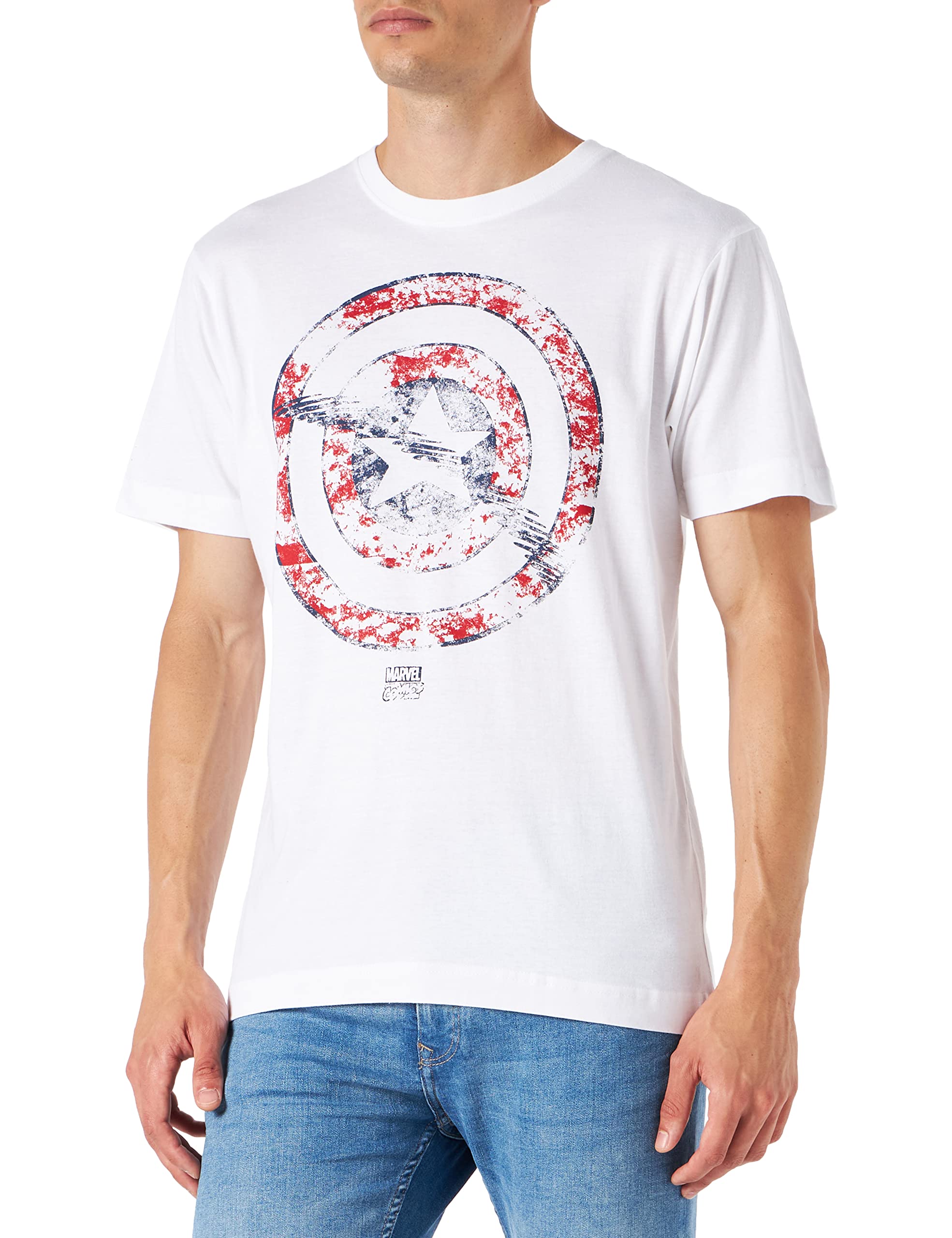 Marvel Men's Captain America T...