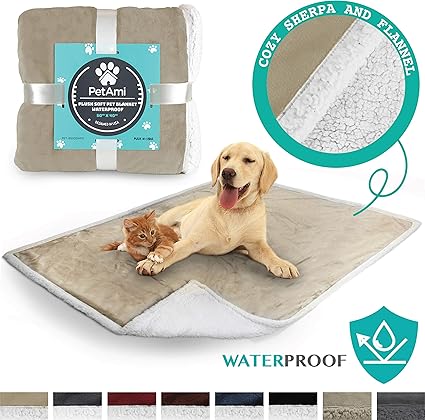 Amazon Com Petami Waterproof Dog Blanket For Couch Sofa