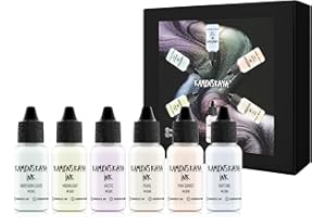 KAMENSKAYA Pearl Alcohol Ink Set - 6 Alcohol Inks, 0.51 fl oz (15 ml) Each