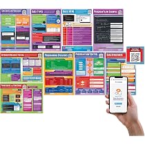 Padres Poster Algorithms Posters – Set Of 3 Laminated STEM Charts 33" X ...