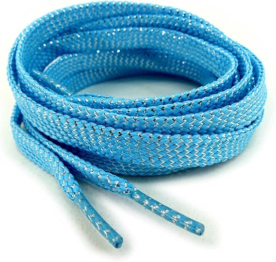 Amazon Co Jp 靴ひも 靴紐 シューレース キラキラ平紐 水色 Etsr 0 くつひも Shoelaces 服 ファッション小物 Amazon Co Jp 靴ひも 靴紐 シューレース キラキラ平紐 水色 Etsr 0 くつひも Shoelaces 服 ファッション小物