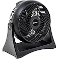 Comfort Zone Table Fan, 8 inch, 3 Speed, Personal Fan, Electric, Wall Mountable, 180 Degree Adjustable Tilt, Tabletop Fan, Desk Fan, Airflow 7.91 ft/sec, Ideal for Home, Bedroom & Office, CZHV8T