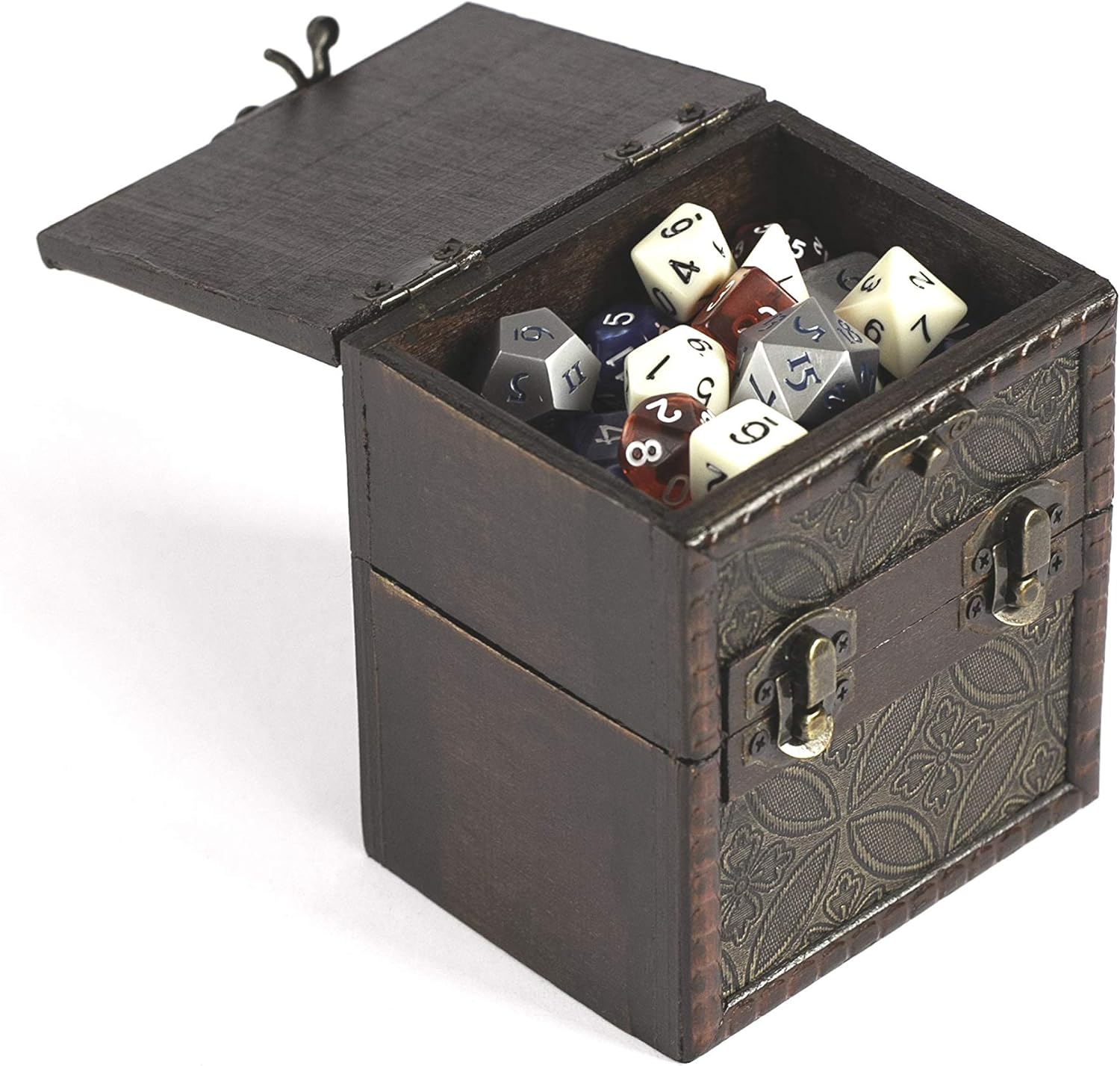 KakapopoTCG Elven Vault (Harmony) Wooden Deck & Counter Box for Deck Protector storage Trading Cards TCG MTG Magic PTCG YGO FaB Dice Fantasy Coin Storage EDH Commander - Image 4