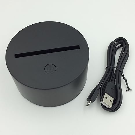 lampara led base para ilusion 3d