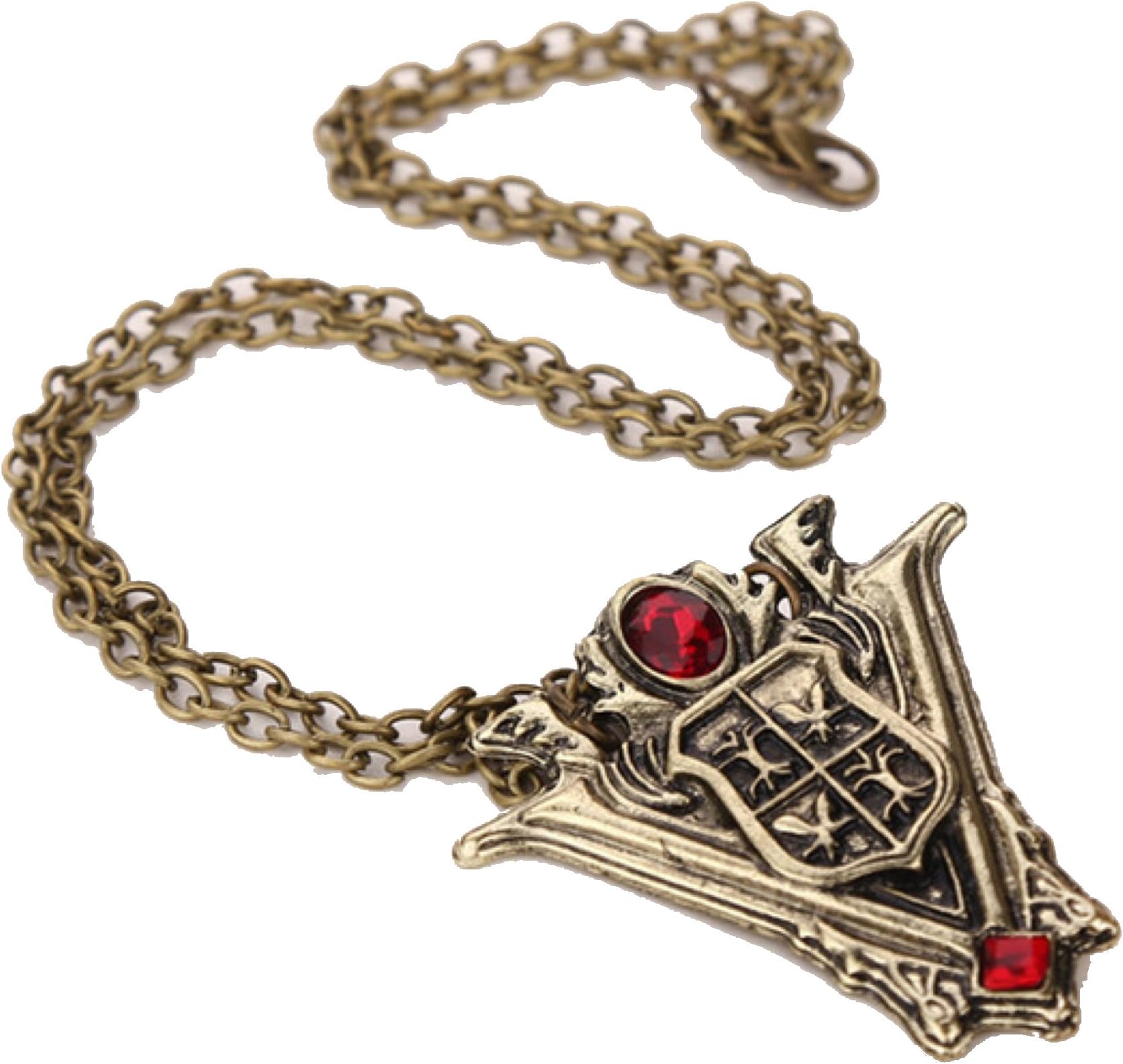 jzmfashions Twilight New Moon Crest Volturi Peaks Tower Clock Necklace Pendant