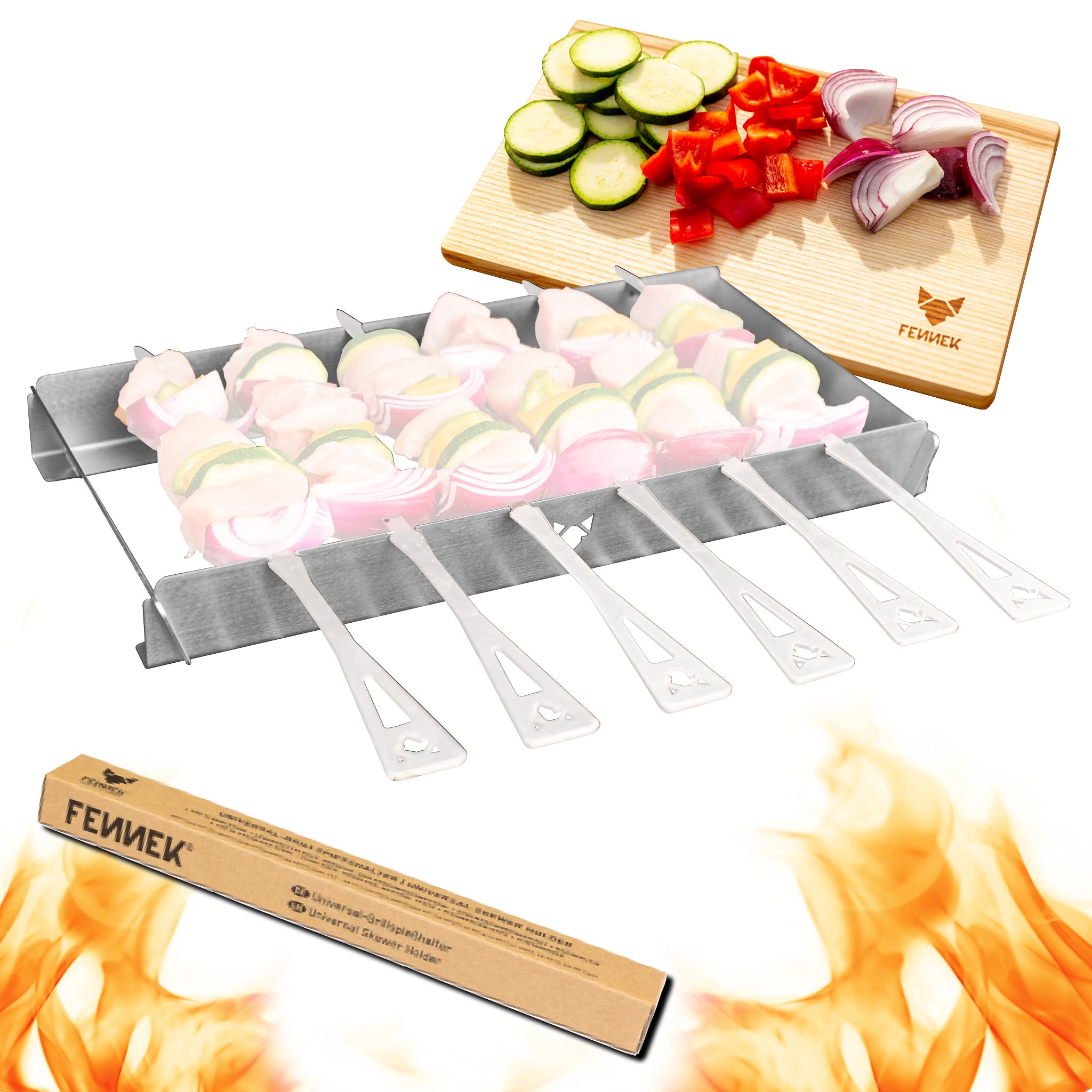 FENNEK Holder for Barbecue skewers