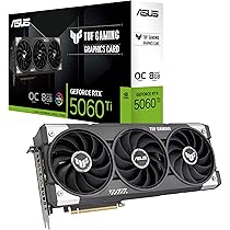 ASUS Placa gráfica para jogos TUF Gaming GeForce RTX ™ 5060 Ti 8GB
