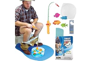 Potty Fisher Toilet Fishing Game - Fairly Odd Novelties - Funny Novelty Gag Joke Bathroom Gift