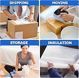 Globe Packaging Bubble Wrap 500mm x 100m Large Bubble Roll 10mm 30GSM UK view 5
