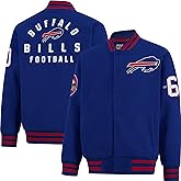 Ultra Game Men's NFL Official Classic Varsity Coaches Jacket Coat