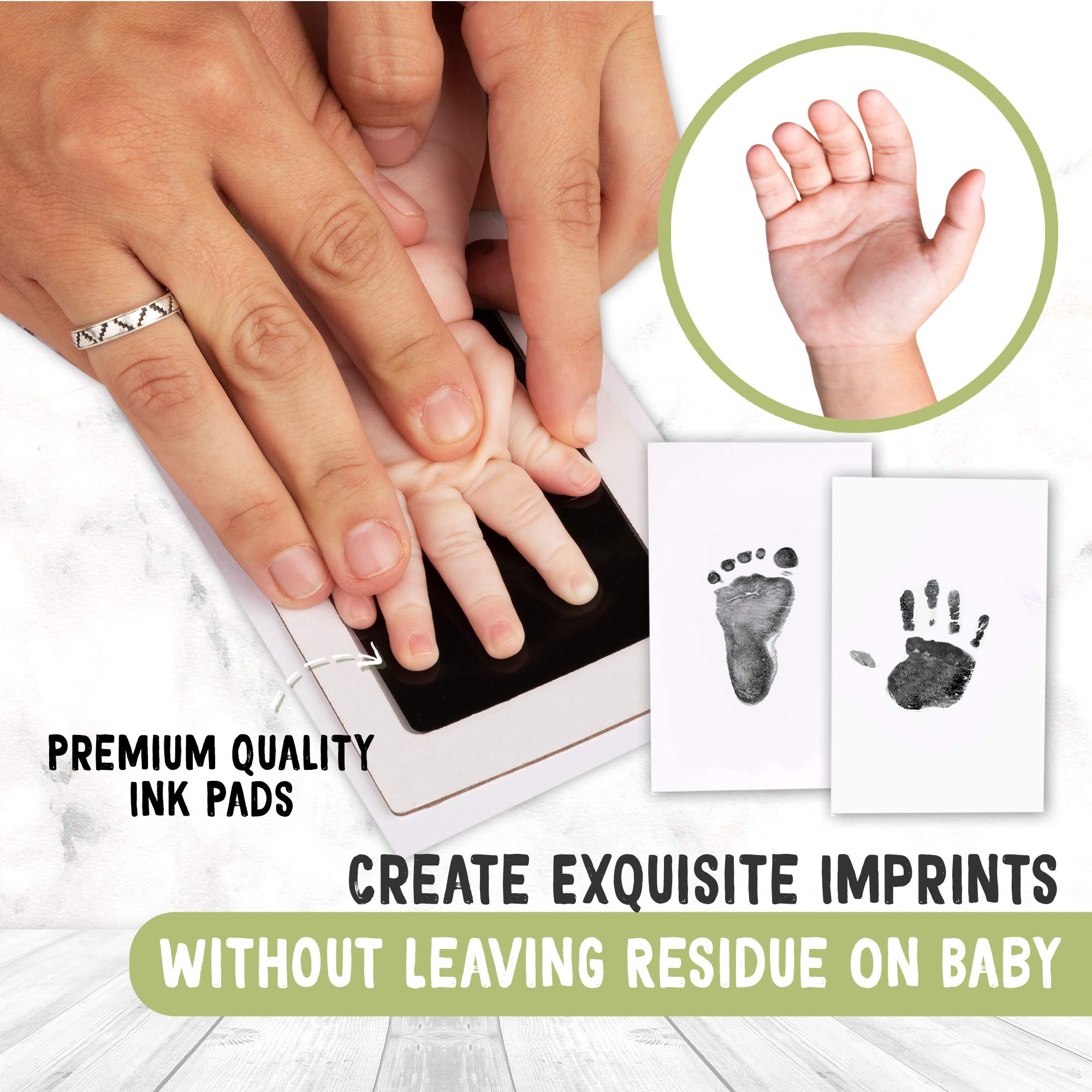 Mua Baby Footprint & Handprint Inkless Ink Pad 2Pack Clean Touch