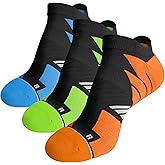 Hylaea No Show Running Athletic Anti-Blister Wicking Coolmax Socks, Seamless Anti-odor