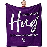 lemzcen Get Well Gifts for Women, Thinking of You Gifts for Women, Healing Hug Blanket, Breast Cancer Gifts/Feel Better Gifts for Woman, Inspirational Sympathy Gifts Throw Blanket 60"X50"