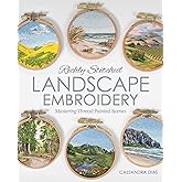 Richly Stitched Landscape Embroidery: Mastering Thread Painted Scenes