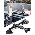 sukemichi JL Phone Mount Action Camera Mount for Jeep, Dash Phone Holder Cell Phone Holder for 2018-2023 Jeep Wrangler JL JLU Jeep Gladiator JT 2 Door 4 Door,Aluminum Slide Rail,NOT for 4XE
